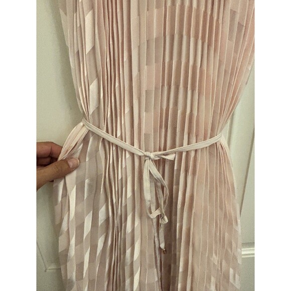 TED BAKER Women’s Sasski Pleated Maxi Dress Size 2 pink formal event gala - Picture 6 of 16